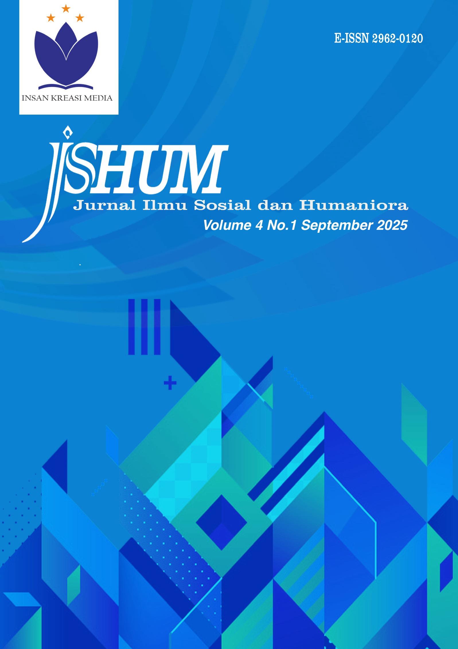 					View Vol. 4 No. 1 (2025): Jurnal Ilmu Sosial dan Humaniora
				